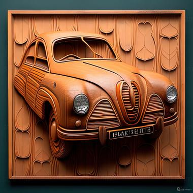 3D model Renault Dauphine (STL)